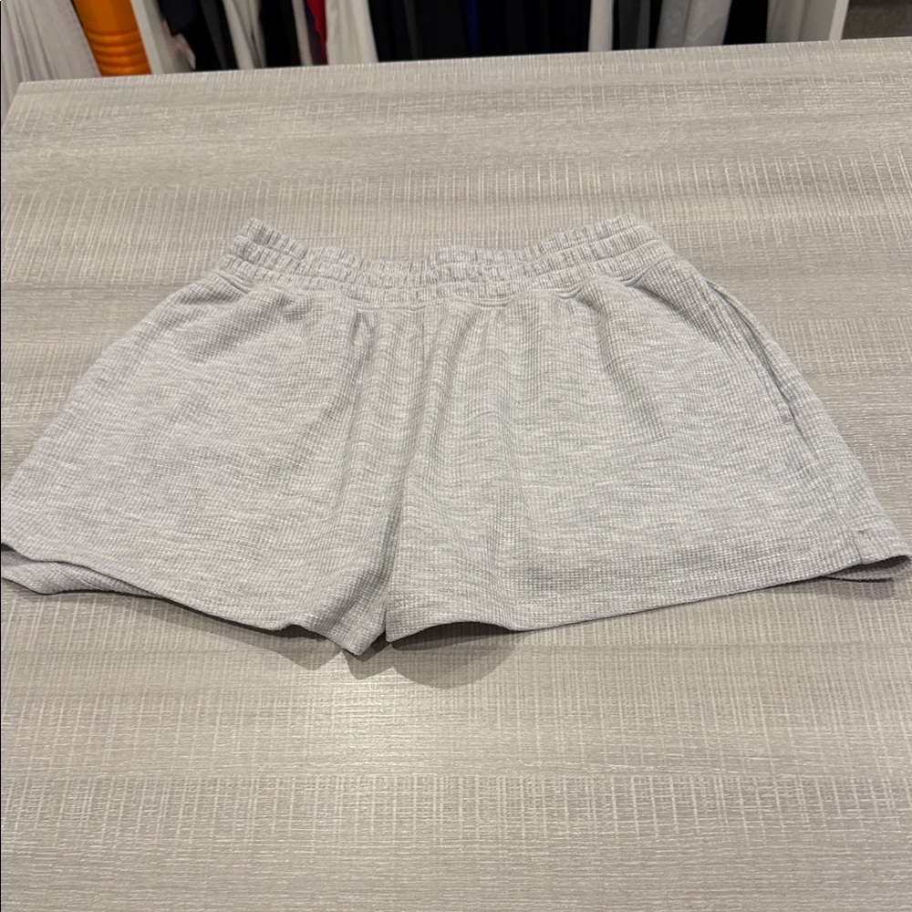 Gilly Hicks great waffle shorts with side pockets. Size S. Like New.